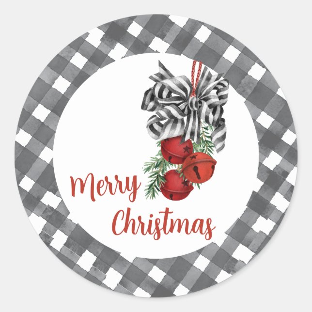 Adesivo Noël Preto e Branco (Frente)