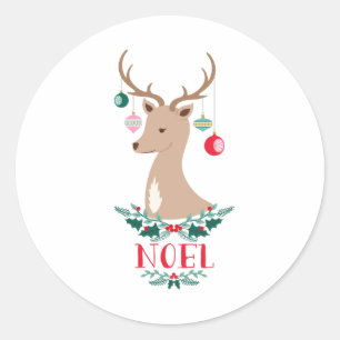 Adesivo Noel Reindeer