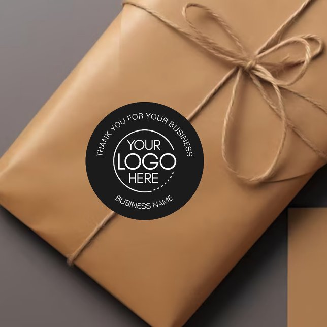 Adesivo Noir Black Business Obrigado (Criador carregado)