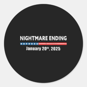 Adesivo Noite Assustadora Terminando 20 de janeiro de 2025