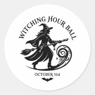 Adesivo Noite das Bruxas Vintage Ball Halloween