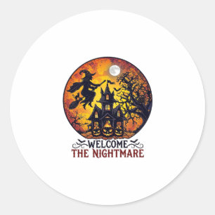 Adesivo Noite de Boas-vindas Pesadelo Halloween Casa Assom