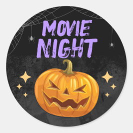 Adesivo Noite de Filme de Halloween