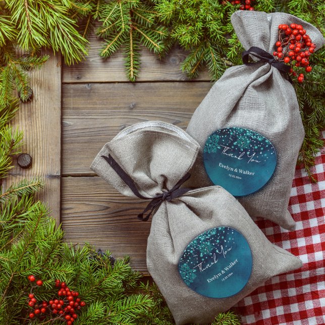 Adesivo Noite de inverno Obrigado (Criador carregado)