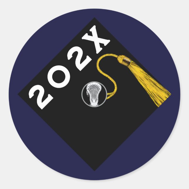 Adesivo Noite de Mais velho de Lacrosse (Frente)