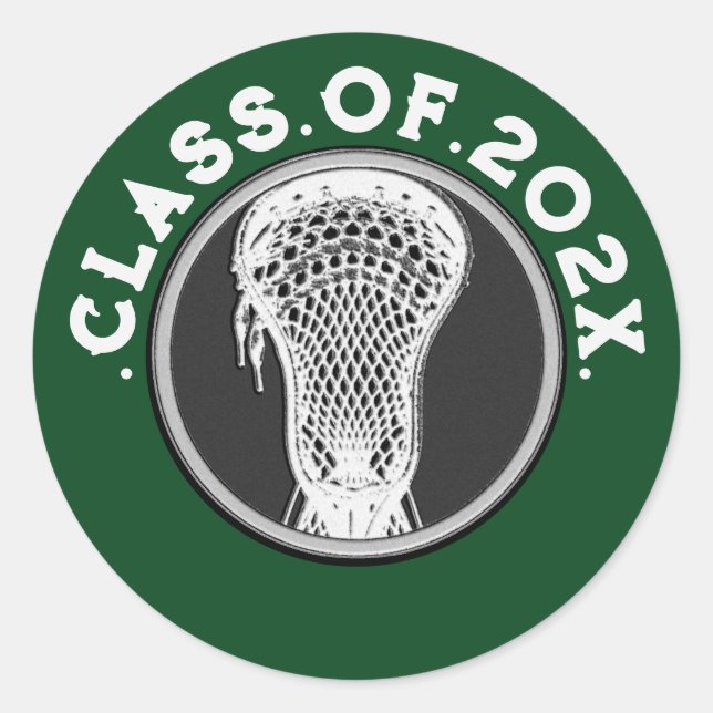 Adesivo Noite de Mais velho de Lacrosse (Frente)