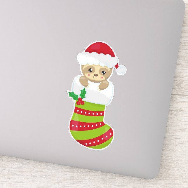 Adesivo Noite de Natal, Natal Stocks, Papai Noel (Detalhe)