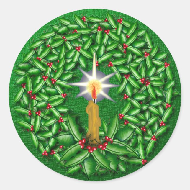Adesivo Noite de Vedante de Natal Claro (Frente)