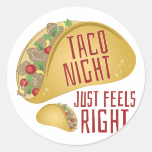 Adesivo Noite do Taco