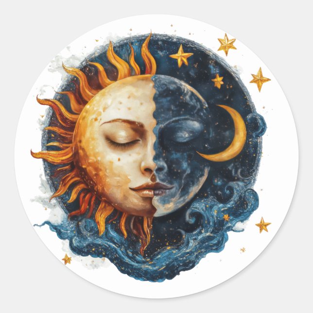 Adesivo Noite e Dia Místicos (Frente)