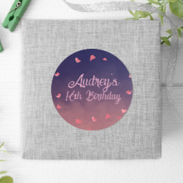 Adesivo Noite em Paris Aniversário