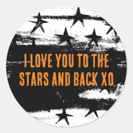 Adesivo Noite Estrelada. Amo-te às estrelas.
