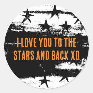 Adesivo Noite Estrelada. Amo-te às estrelas.