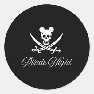 Adesivo Noite Pirata! Correspondendo Camisetas de Cruzeiro