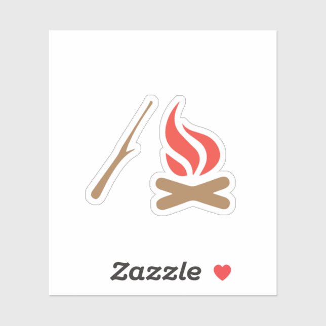 Adesivo Noites de Campfire (Folha)