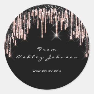 Adesivo Noiva 16a do obrigado da Web dos gotejamentos do