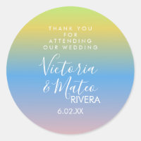 Noiva Arco-íris Ombre Amarelo Azul Rosa Casamento 