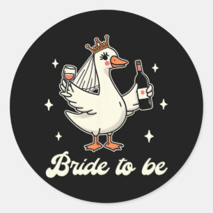 Adesivo Noiva Babe Chá de panela Bobo de Casamento Goose N