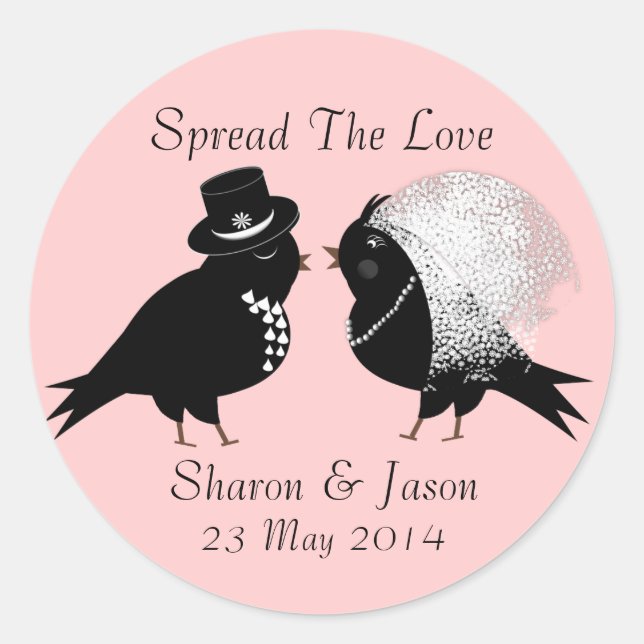 Adesivo Noiva bonita e noiva de noivos (Frente)