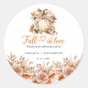 Adesivo Noiva Casamento Boho Flores Abóbora