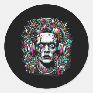Adesivo Noiva Ciborgue de Frankenstein 