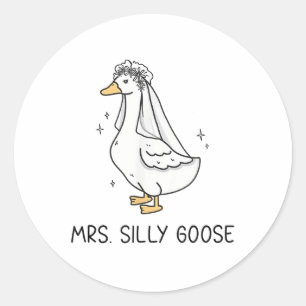Adesivo Noiva De Bobo De Casamento Goose Gettin Loose