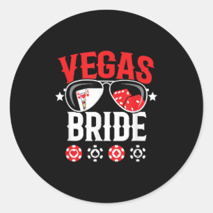 Adesivo Noiva De Casamento De Vegas - Casada Em Vegas - No