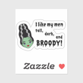 Adesivo Noiva de Frankenstein Broody Sticker