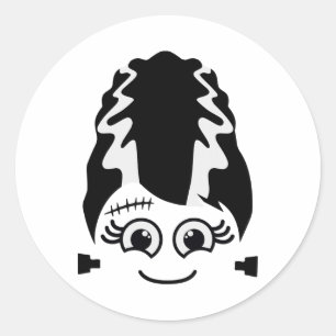 Adesivo Noiva De Frankenstein Cute Monster Halloween Costu