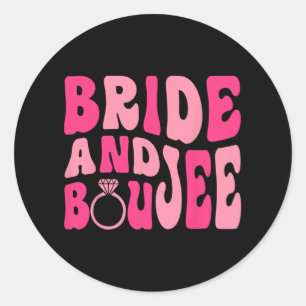 Adesivo Noiva E Boujee Bach Groovy Matching Bachelorette