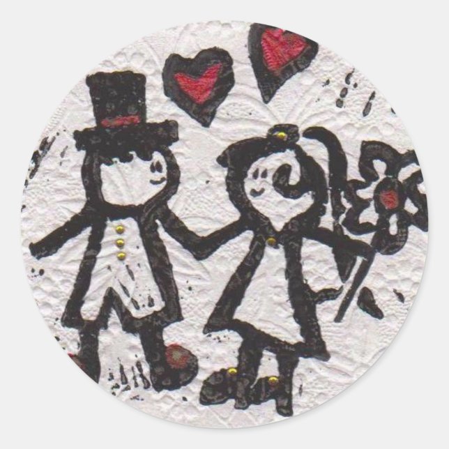 Adesivo Noiva e Grrom 2 (Frente)