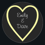 Adesivo Noiva e grupo (personalizável)<br><div class="desc">Um adesivo de excelente para um chá de casamento,  festa de noivado ou presente.</div>