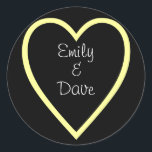 Adesivo Noiva e grupo (personalizável)<br><div class="desc">Um adesivo de excelente para um chá de casamento,  festa de noivado ou presente.</div>