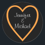 Adesivo Noiva e grupo (personalizável)<br><div class="desc">Um adesivo de excelente para um chá de casamento,  festa de noivado ou presente.</div>