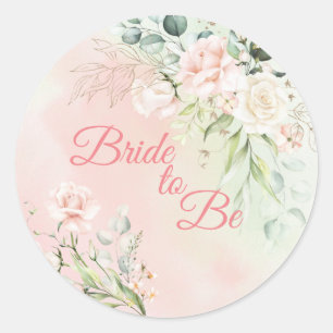 Adesivo Noiva Floral de Casamento para Ser Elegante Escrit