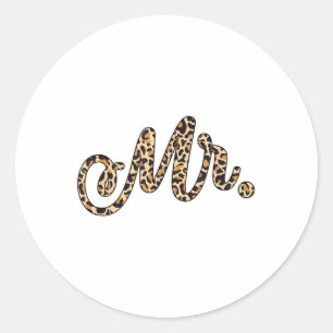 Adesivo Noiva Groom Sr. Leopard Imprime Casamento Correspo