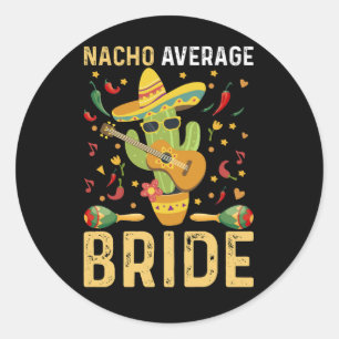 Adesivo Noiva Média Nacho Casamento Mexicano Cinco De Mayo