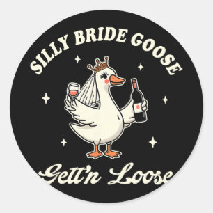 Adesivo Noiva Para Ser Bebendo De Casamento, Bobo Goose Ge