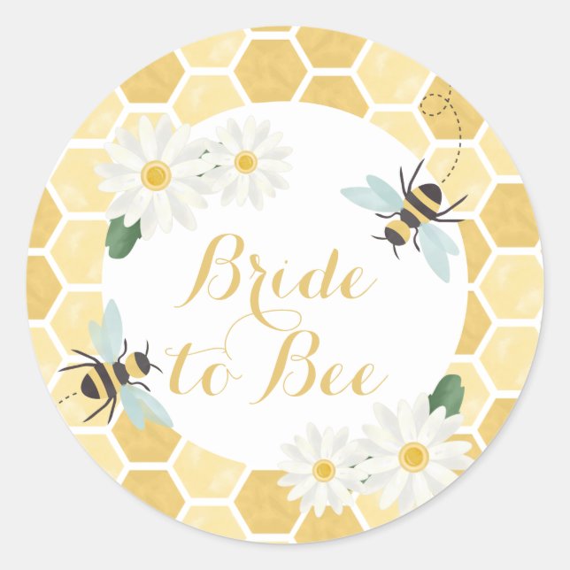 Adesivo Noiva para ser Chá de Bebê Casamento (Frente)