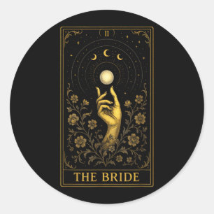 Adesivo Noiva - Tarô de Casamento Gótico e Sombrio