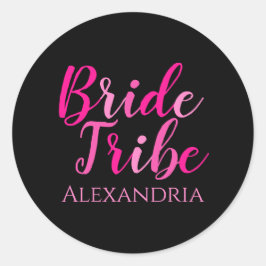 Adesivo Noiva Tropa Festa de Despedida de Solteira Rosa Ch