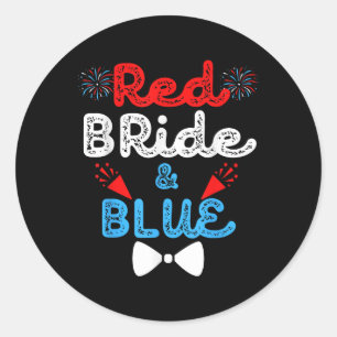 Adesivo Noiva Vermelha E Casamento Engraçado De Casamento 