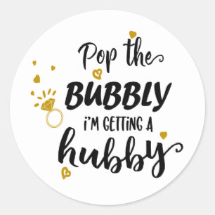 Adesivo Noivado Chá de panela Engraçado Noiva Sra. Weddi