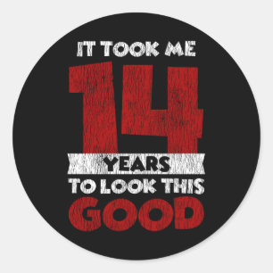 Adesivo Noivado De 14 Anos Me Fez Parecer Bom 14 Aniversá