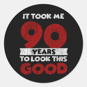 Adesivo Noivado De 90 Anos Me Fez Parecer Bom 90 Aniversá