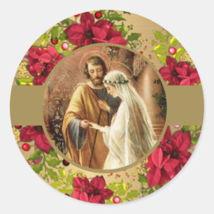 Adesivo Noivado de Casamento, Terra de Natal Religiosa