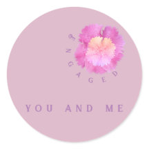 Noivado floral :flores rosa em