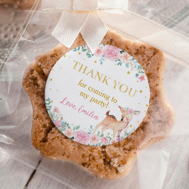 Adesivo Noivado Floral Maravilhoso Deer Pink