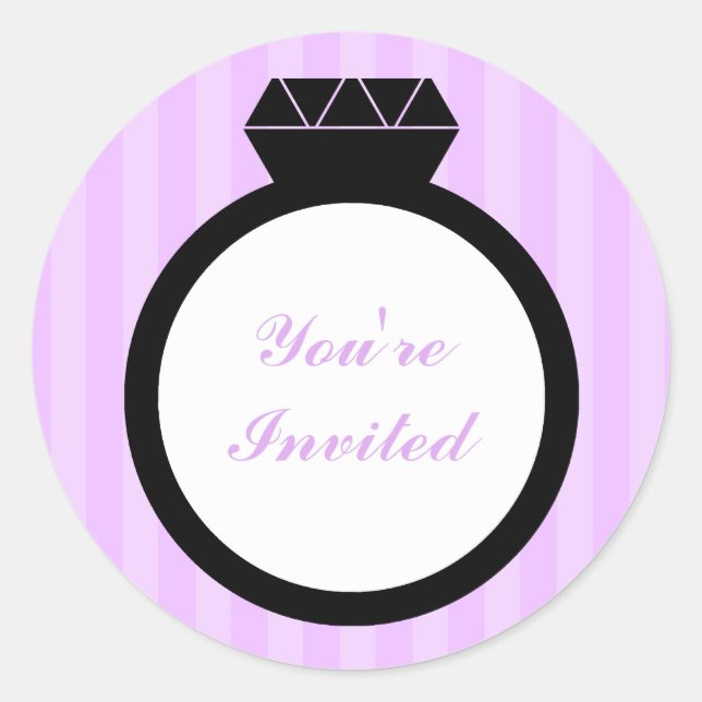 Adesivo Noivado Ring Casamentos (Frente)