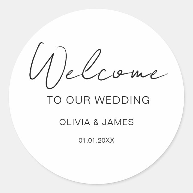 Adesivo Noivados e eventos do Obrigado de casamento (Frente)